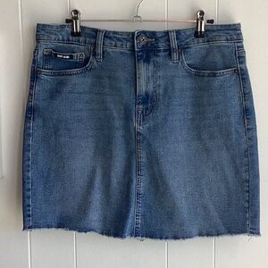 DKNY Blue Mini Pencil Skirt for Casual Wear